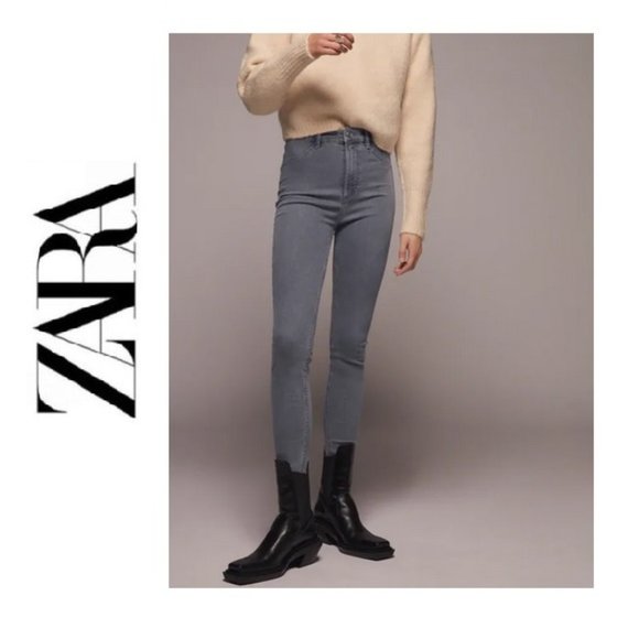 Zara Denim - Zara High Rise Shaper Elastic Skinny Jeans